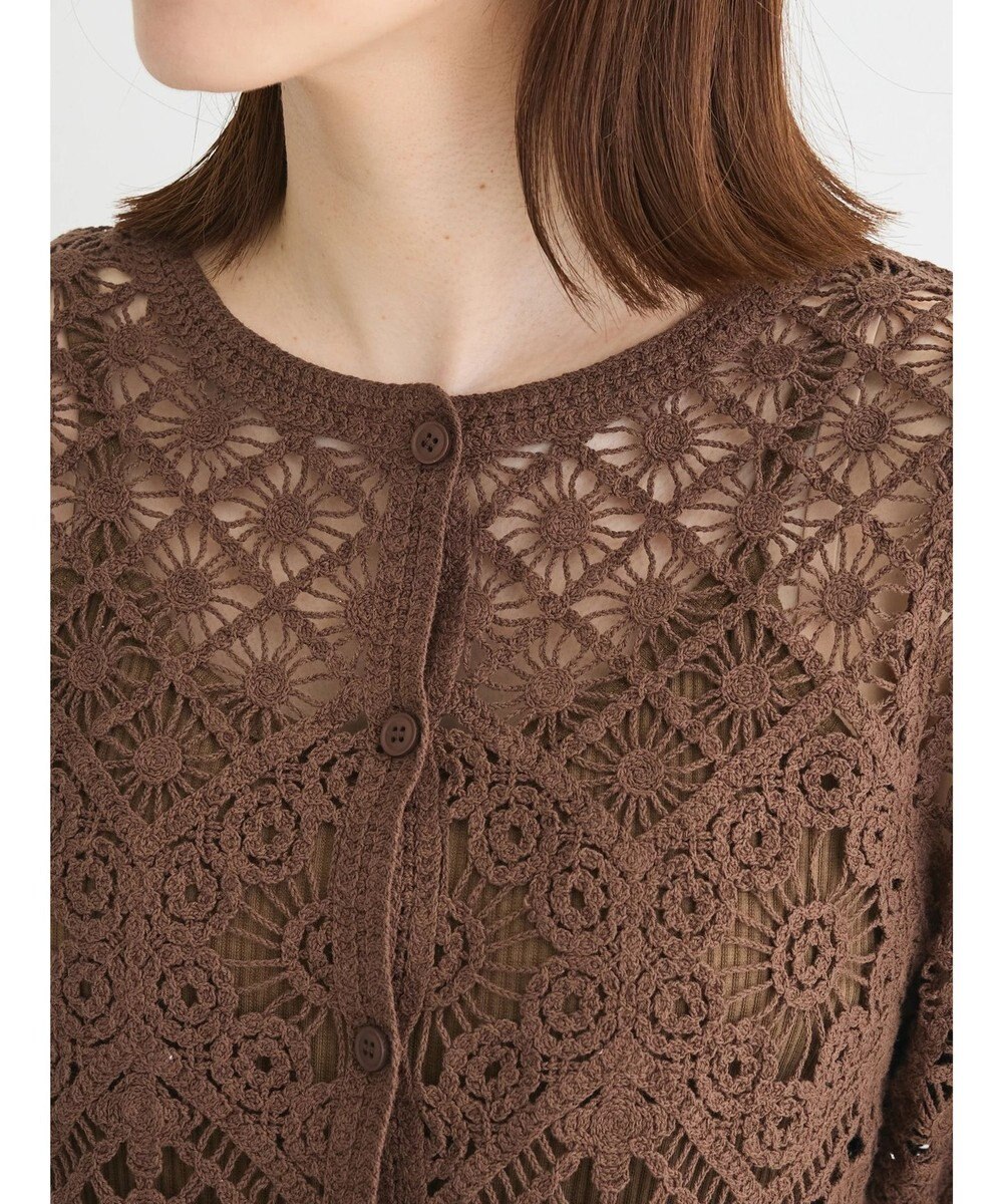 Green Parks ・ＳＵＧＡＲ　ＳＰＯＯＮ　２ｗａｙクロシェカーディガン 