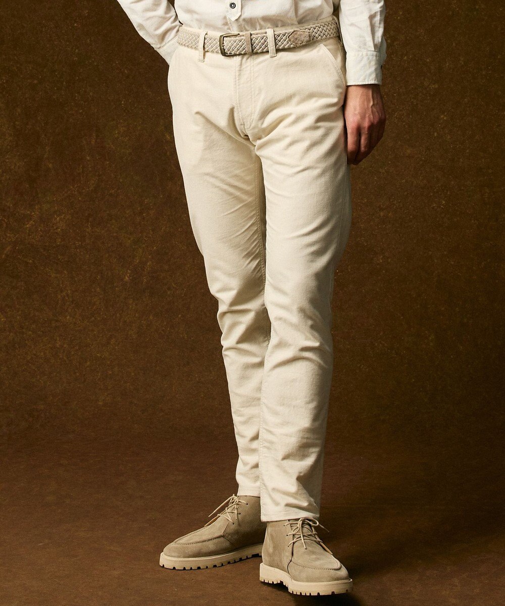 JOSEPH ABBOUD 【JAPANファブリック/ストレッチ】ストレッチモールスキン パンツ 