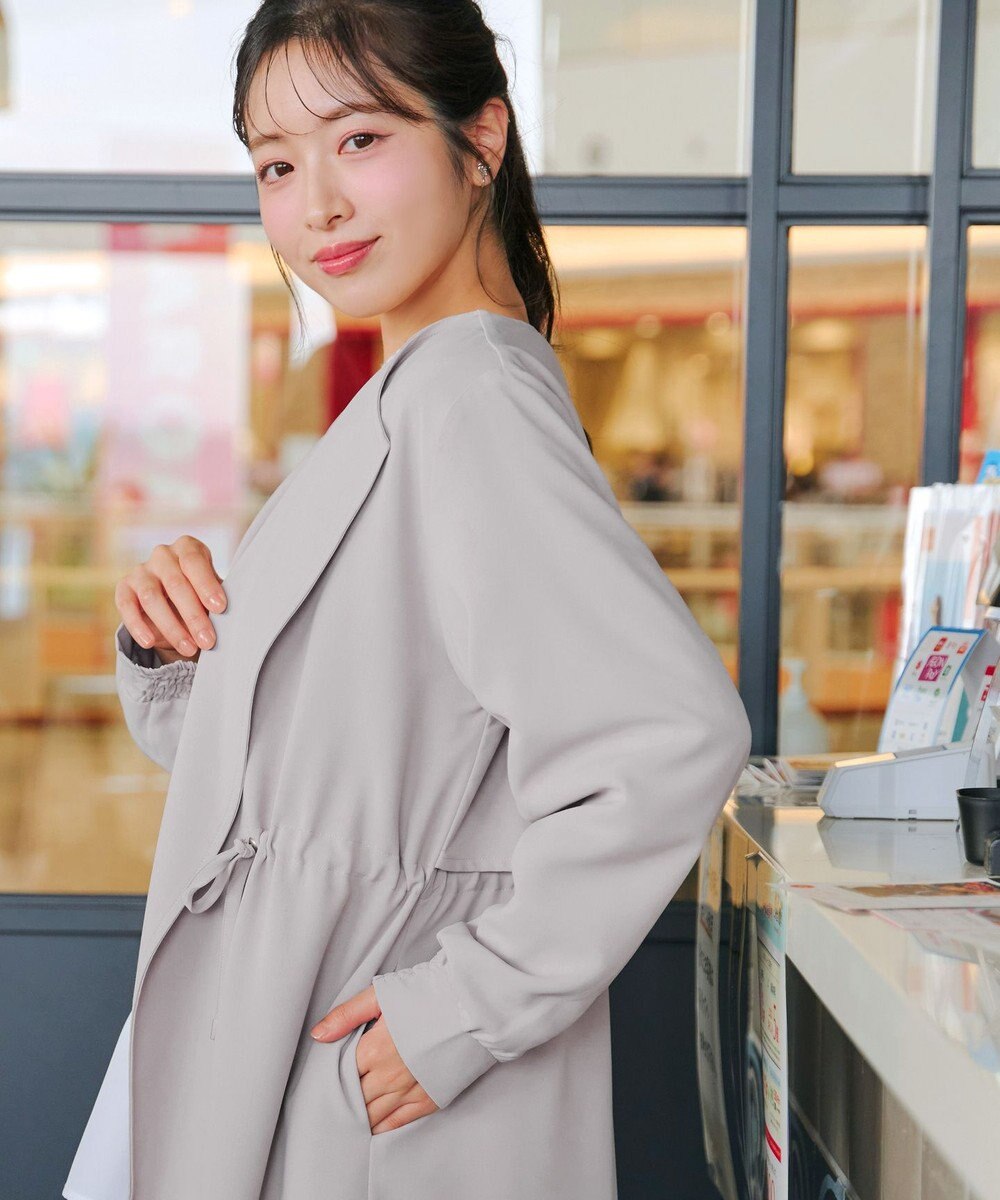 Tiaclasse タックヨーク着流しパフスリ－ブコート 