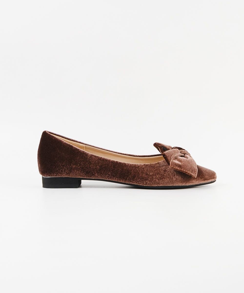 BONTRE 【pied du lapan/ピエドラパン】ベロアリボンパンプス/50760ZI 