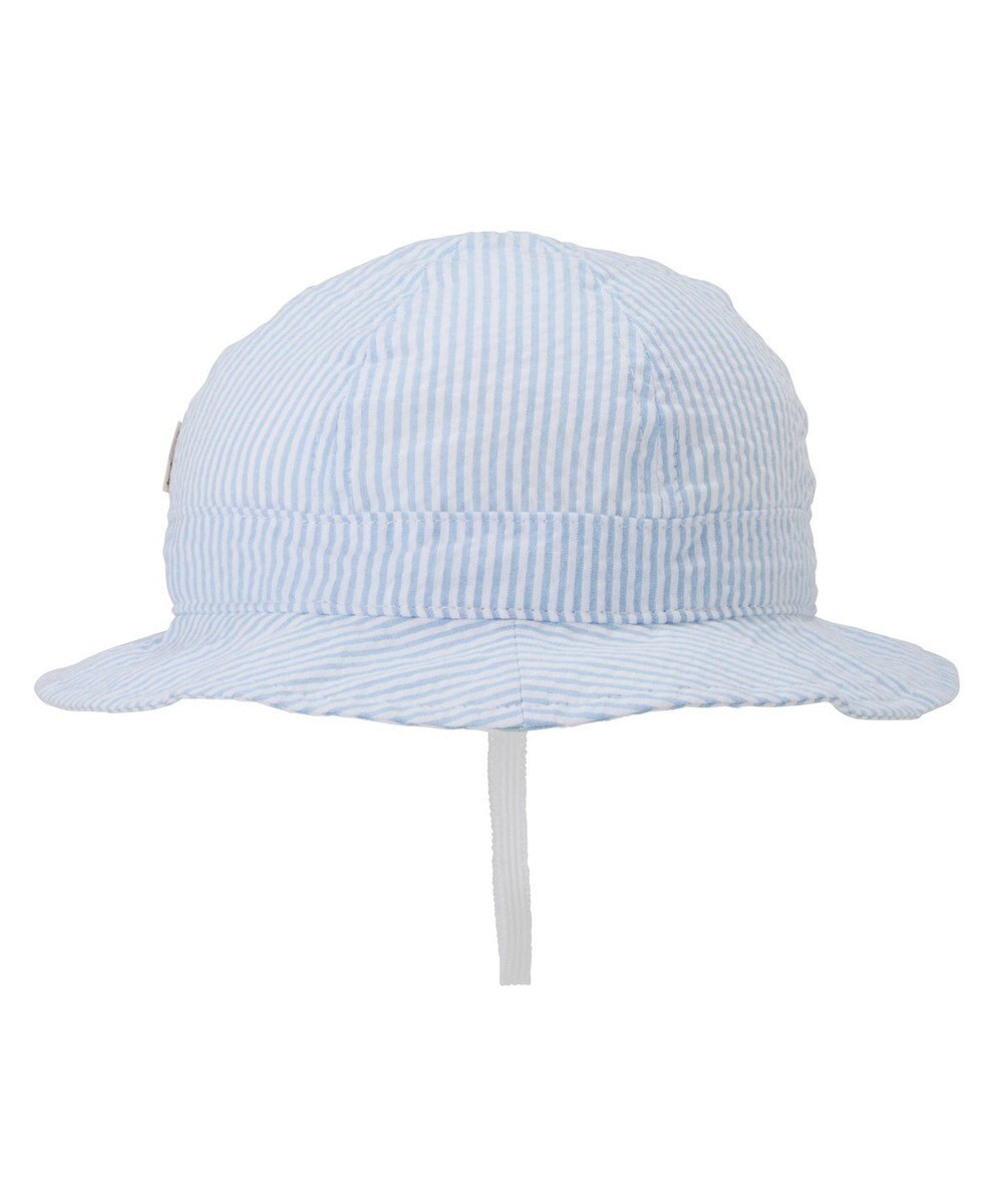 MIKI HOUSE HOT BISCUITS 【44-54cm】サッカー素材 ストライプ柄クロッシェ(帽子) 