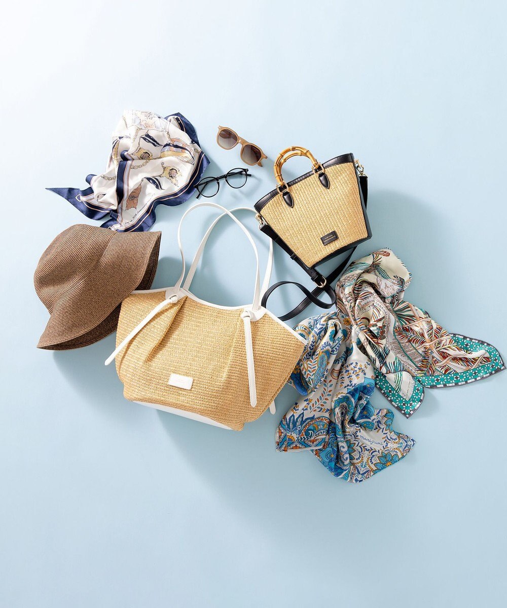 23区 【CLASSY.6月号掲載/Oggi4月号掲載】雑材 バンブー ハンドル ショルダー 