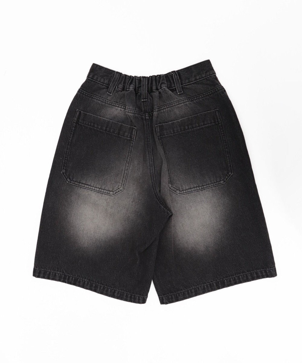 WEGO 【SMサイズ展開】ヴィンテージウォッシュデニムハーフパンツ 
