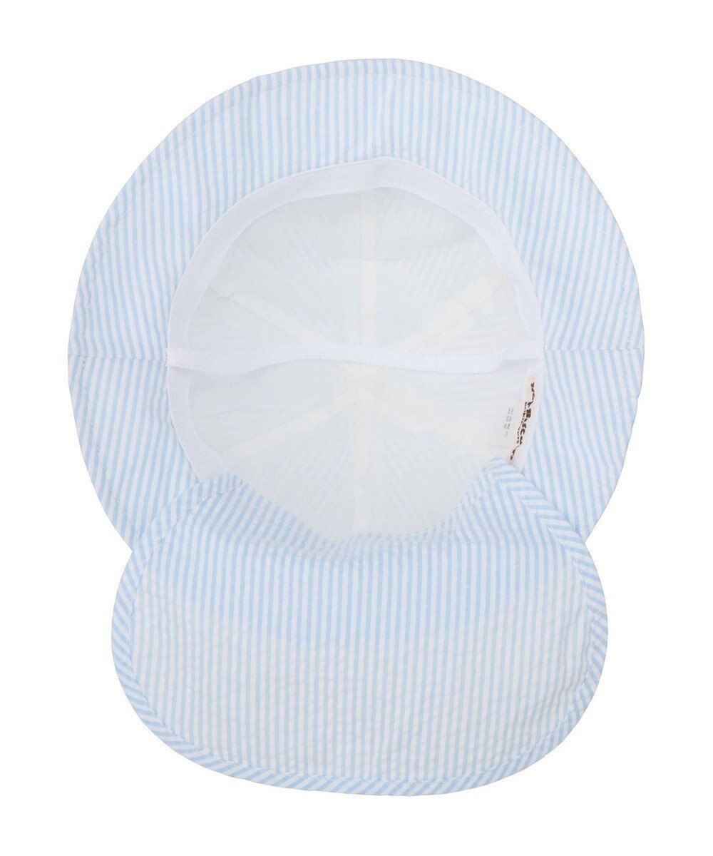 MIKI HOUSE HOT BISCUITS 【44-54cm】サッカー素材 ストライプ柄クロッシェ(帽子) 