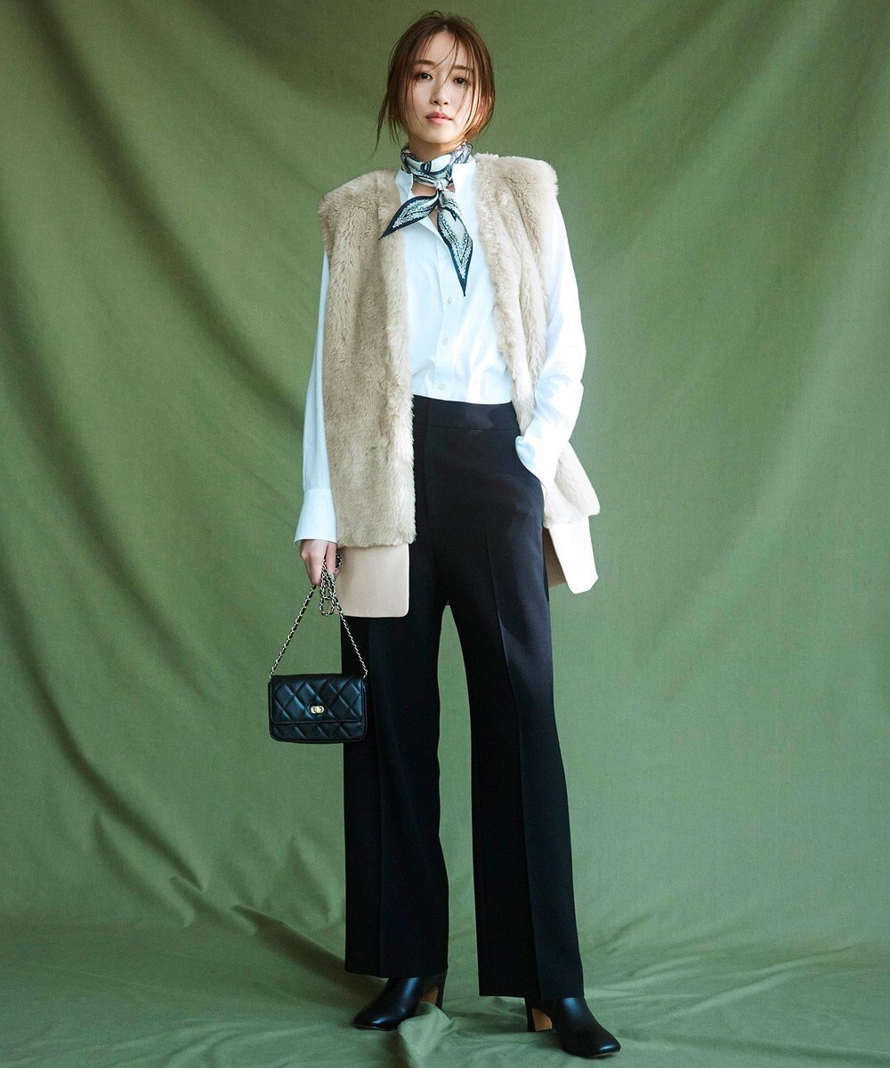 23区 ECOPEL エコファー コンビ ジレ 