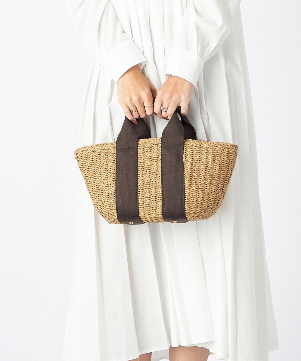 LA BAGAGERIE 【MONICA】ダブルハンドルかごバッグ 