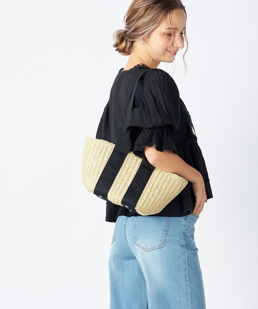 LA BAGAGERIE 【MONICA】ダブルハンドルかごバッグ 