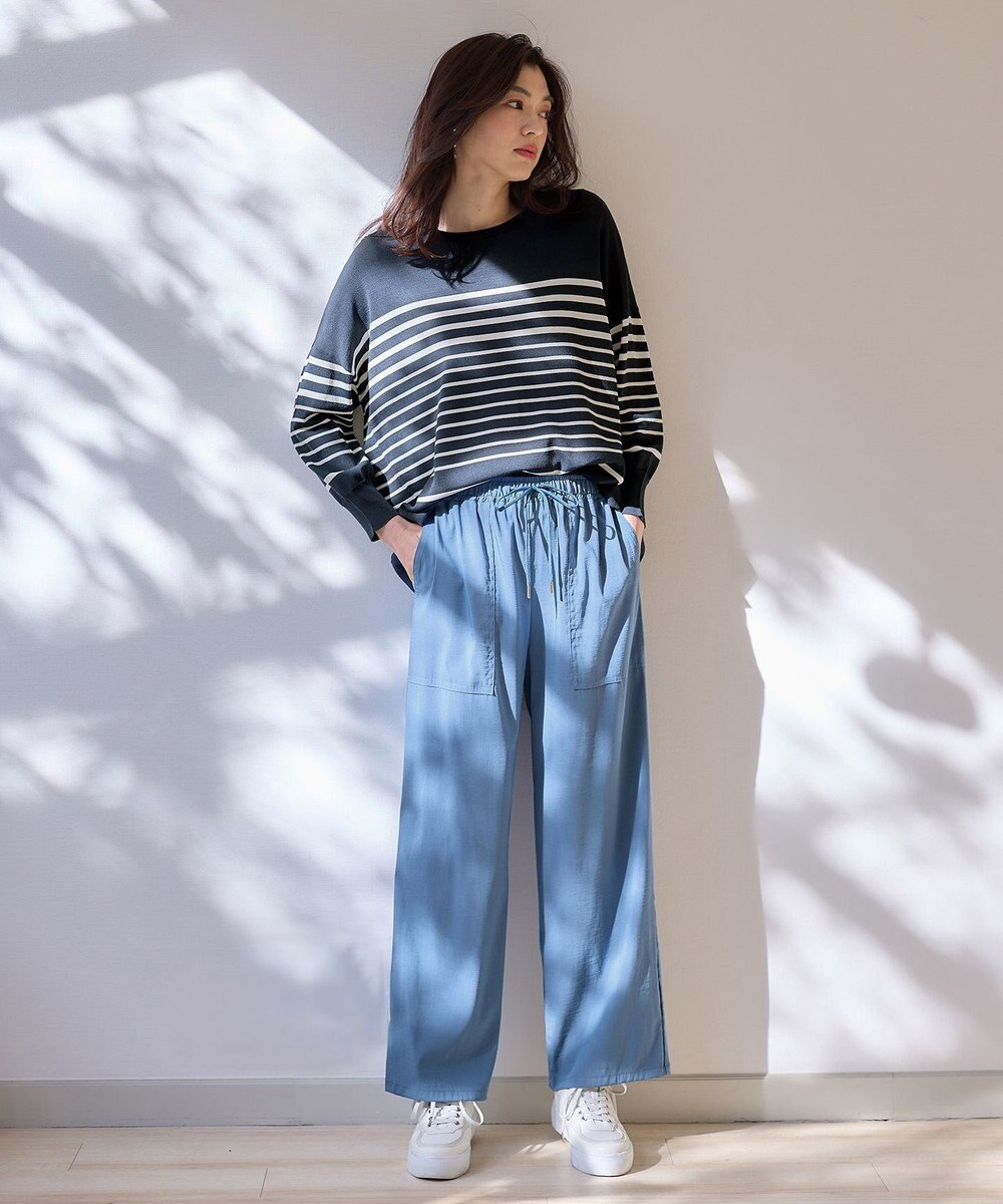 ANY L 【洗濯機可能/接触冷感/UVケア/イージーケア】清涼リラックスパンツ 