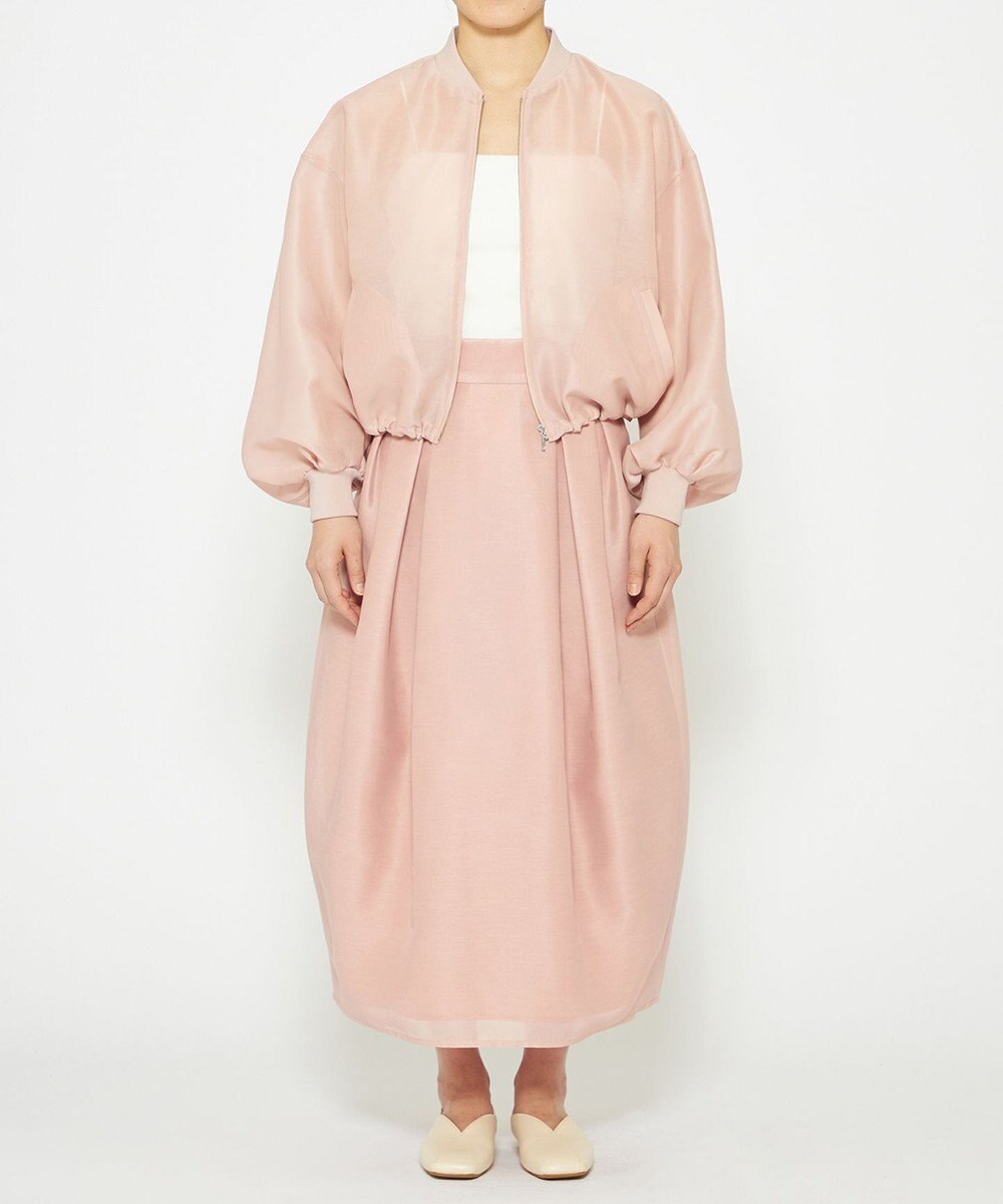 uncrave 【手洗い可】シャイニー シアー ブルゾン 