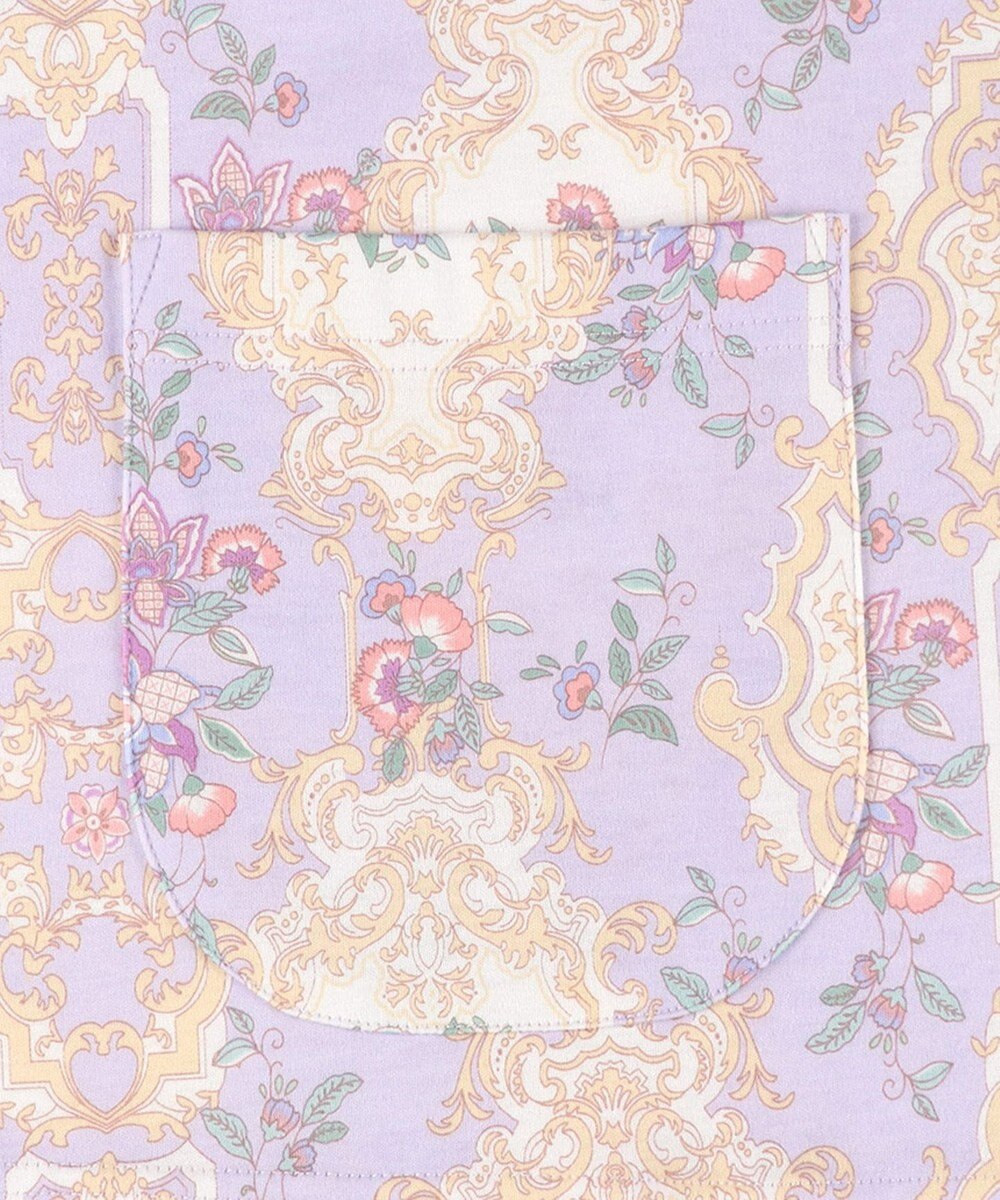 WACOAL ワコール_リラックス＆スリープ パジャマ 長袖 長ズボン 綿100％(本体) スムース素材 ハドンホール 上下セット 前開き ミントン NDV140 /ワコール 