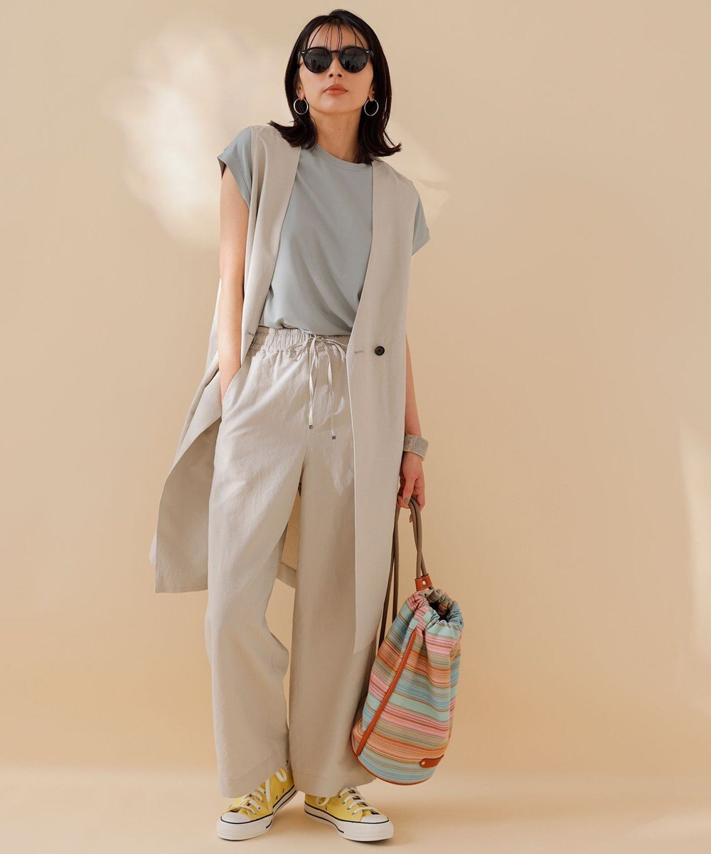 UNFILO 【Oggi 6月号掲載】BEAUTY FORM フレンチスリーブTシャツ 