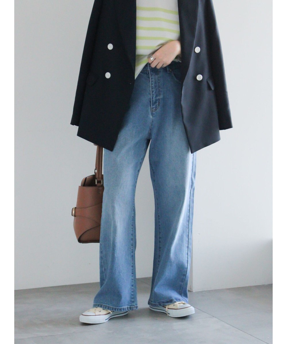 Te chichi ストレートデニムパンツ 