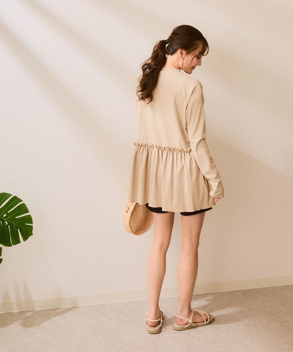 OP／FILA 【Ocean Pacific】フリル切替ラッシュガード 