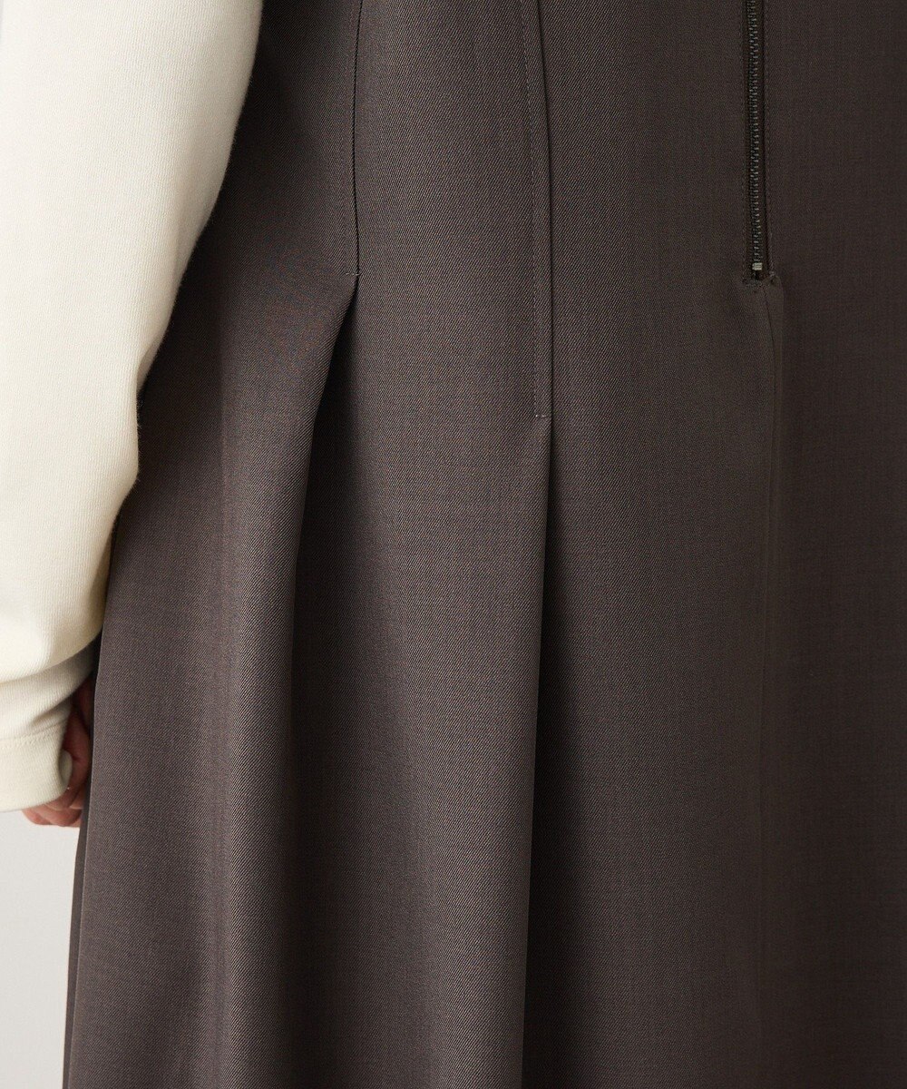 CRAFT STANDARD BOUTIQUE Vネックウェストタックジャンパースカート 