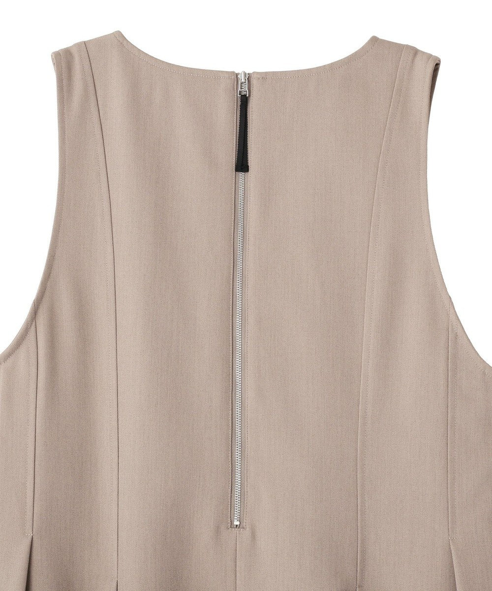 CRAFT STANDARD BOUTIQUE Vネックウェストタックジャンパースカート 