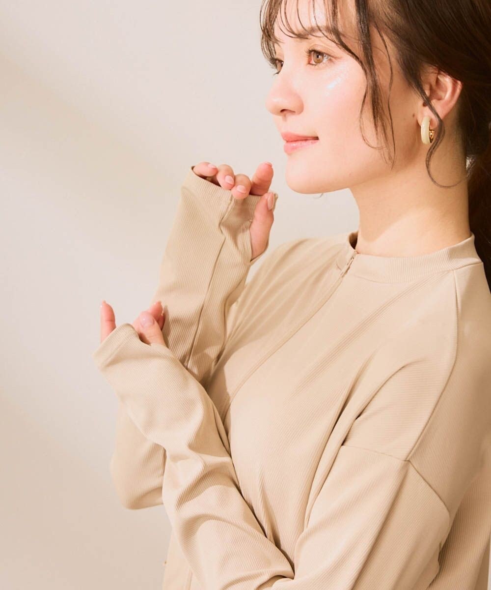 OP／FILA 【Ocean Pacific】フリル切替ラッシュガード 