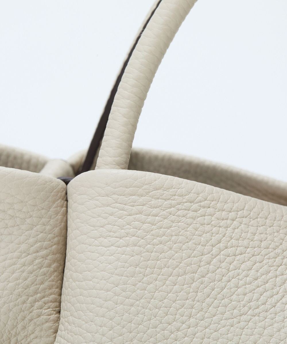 TOPKAPI 【Breath TOPKAPI】シュリンクレザー ショルダー付き ミニ トートバッグ / チャーム付き 