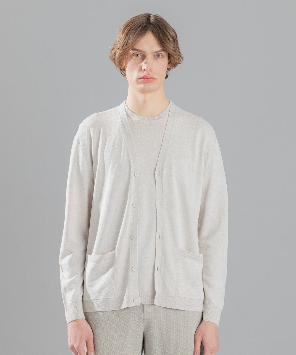 JOSEPH HOMME リネンナイロンプレーン　Ｖネックカーディガン 