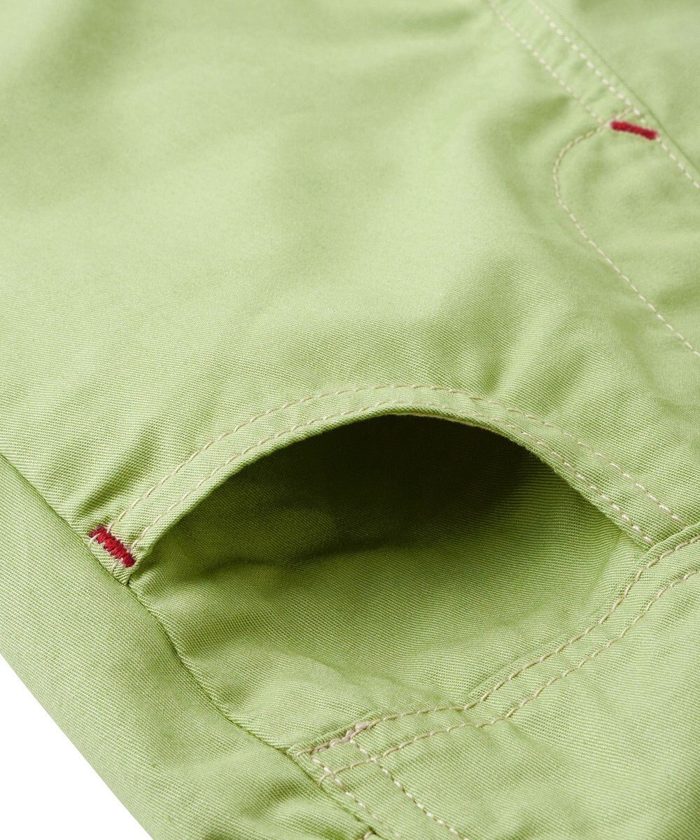 MIKI HOUSE HOT BISCUITS 【ミキハウス】【70-100cm】６分丈オーバーオール 