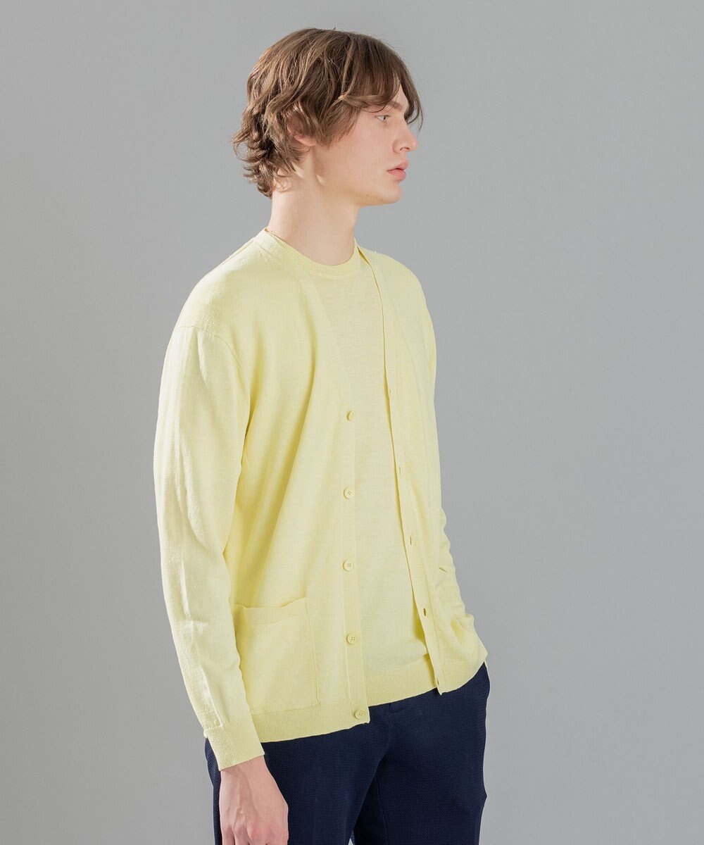 JOSEPH HOMME リネンナイロンプレーン　Ｖネックカーディガン 