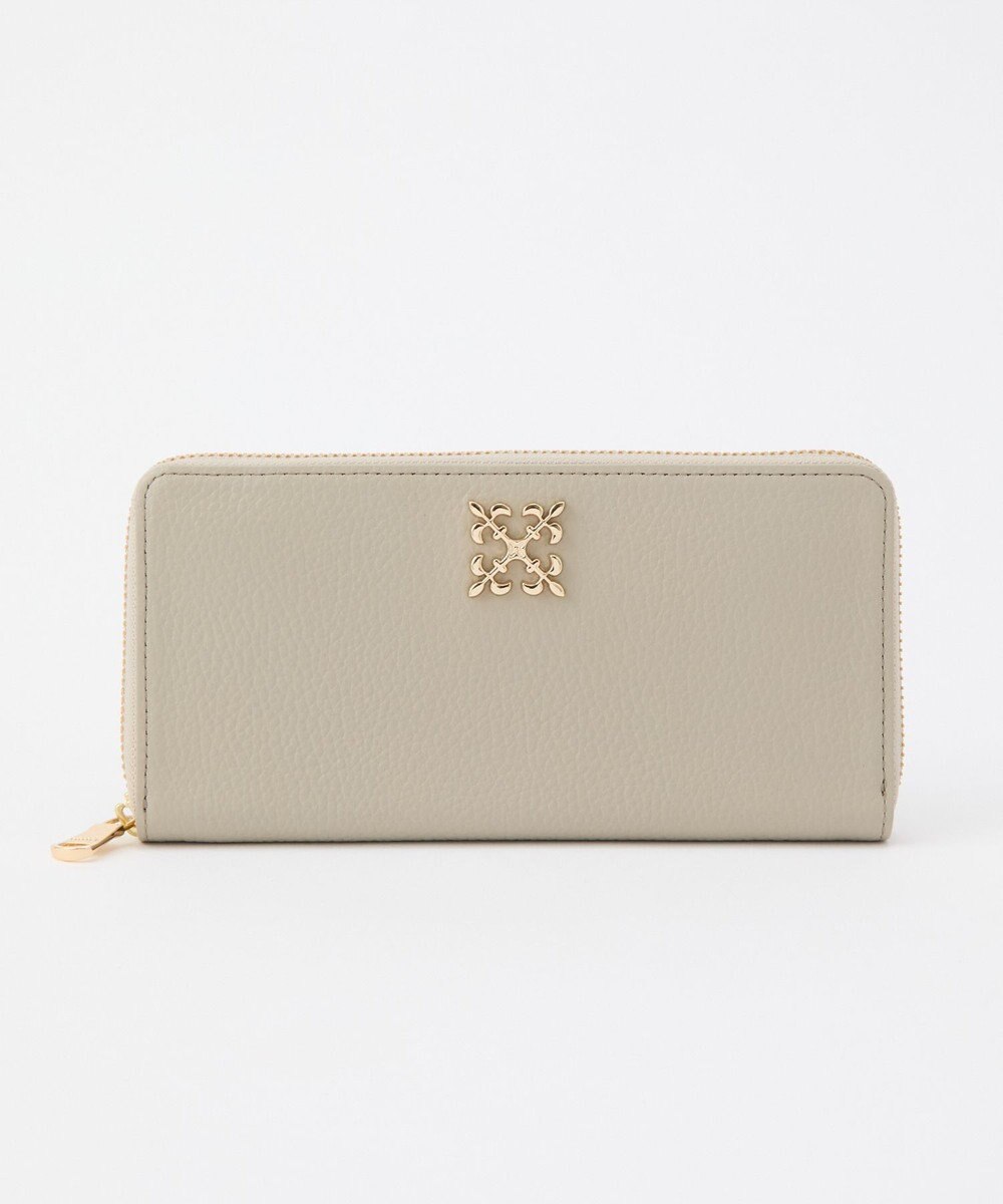 russet モノグラムプレートラウンドジップウォレット(SO-372) 