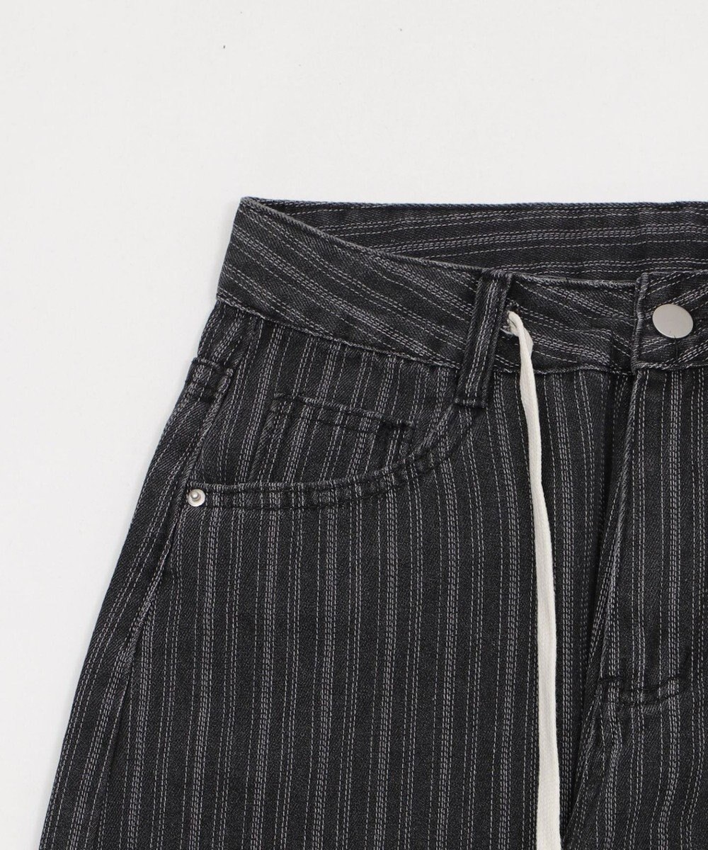 WEGO ドロストストライプブラストデニム 