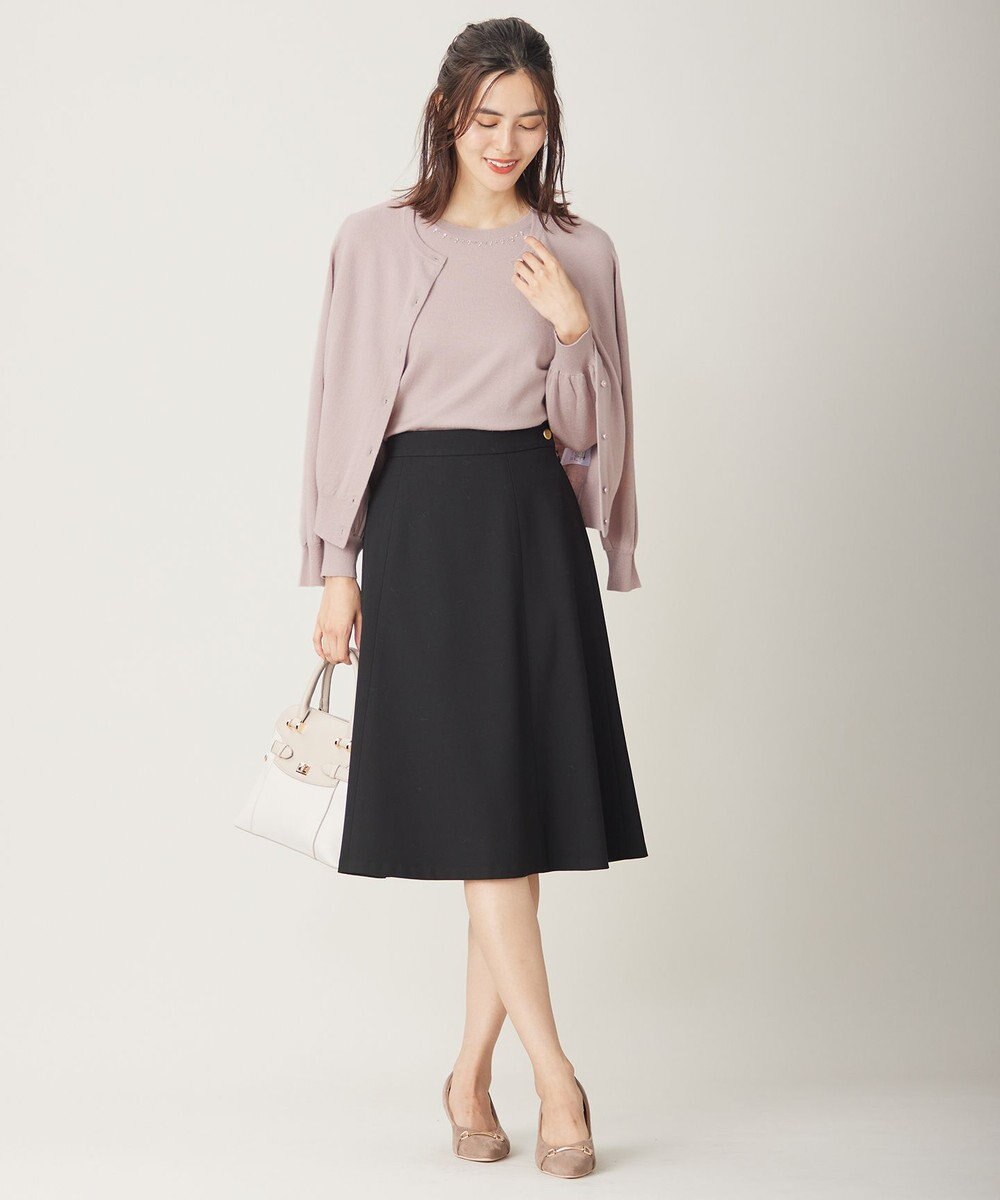 ANY SIS 【洗える】ウールブレンド カーディガン 