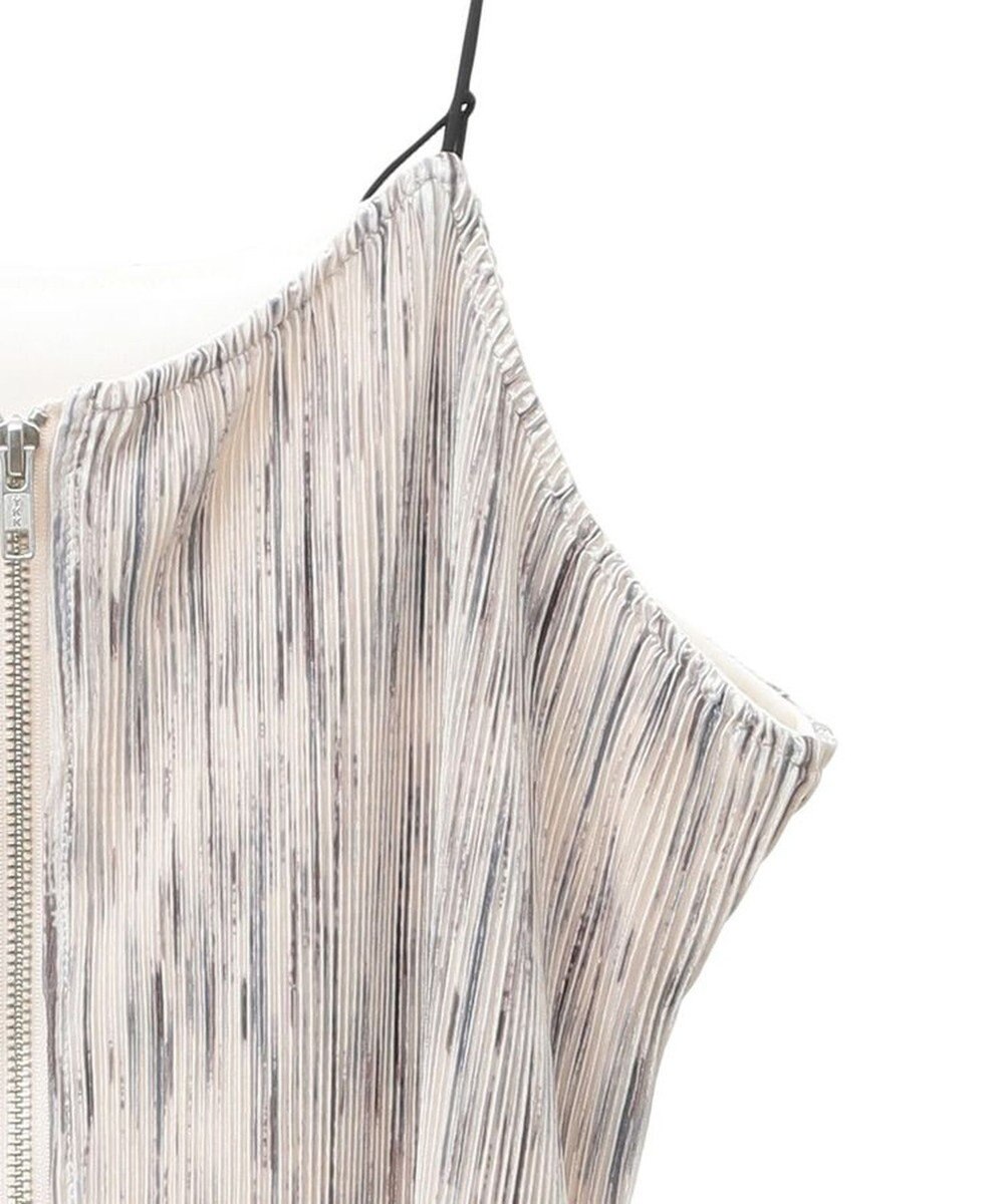 Green Parks ・ＥＬＥＮＣＡＲＥ　ＤＵＥ　フロントＺＩＰプリーツワンピ 