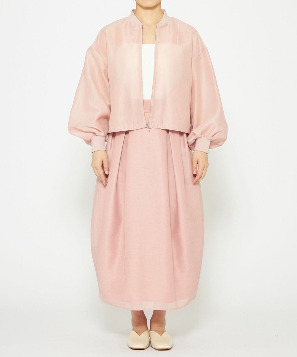 uncrave 【手洗い可】シャイニー シアー ブルゾン 