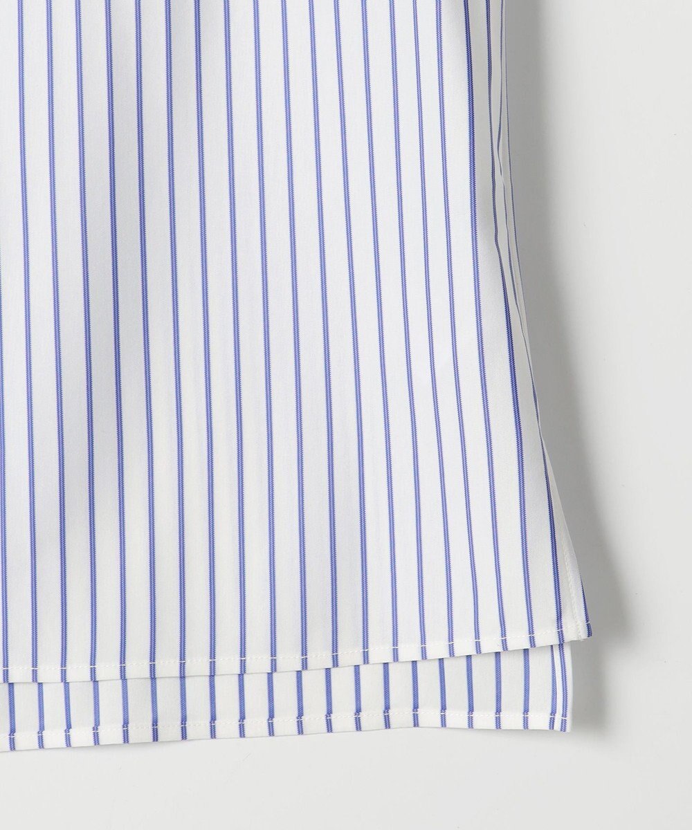 J.PRESS LADIES ストライプジャージー ピンタック カットソー 