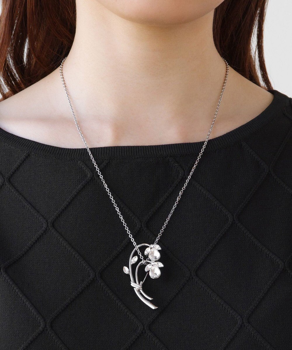 TOCCA RIBBON＆FLOWER BROOCH NECKLACE 2セット ブローチネックレス 