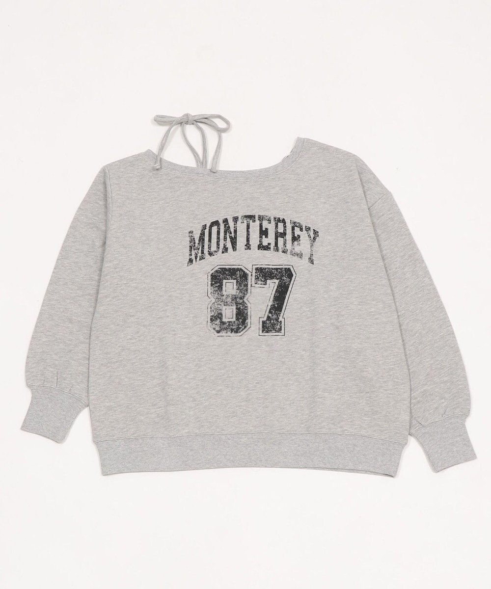 WEGO 裏起毛2WAYグラフィックワンショルBIGスウェット 