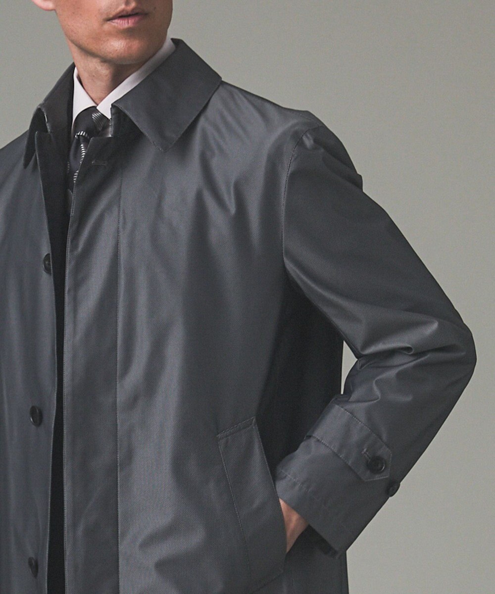 GOTAIRIKU 【防水/軽量/シワになりにくい】ラスタードビーメモリーラミネーションコート_ ステンカラー(24年モデル) 