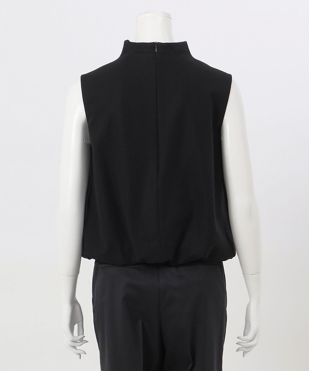 23区 L 【エステータ】コットンダブルクロス ノースリーブブラウス 