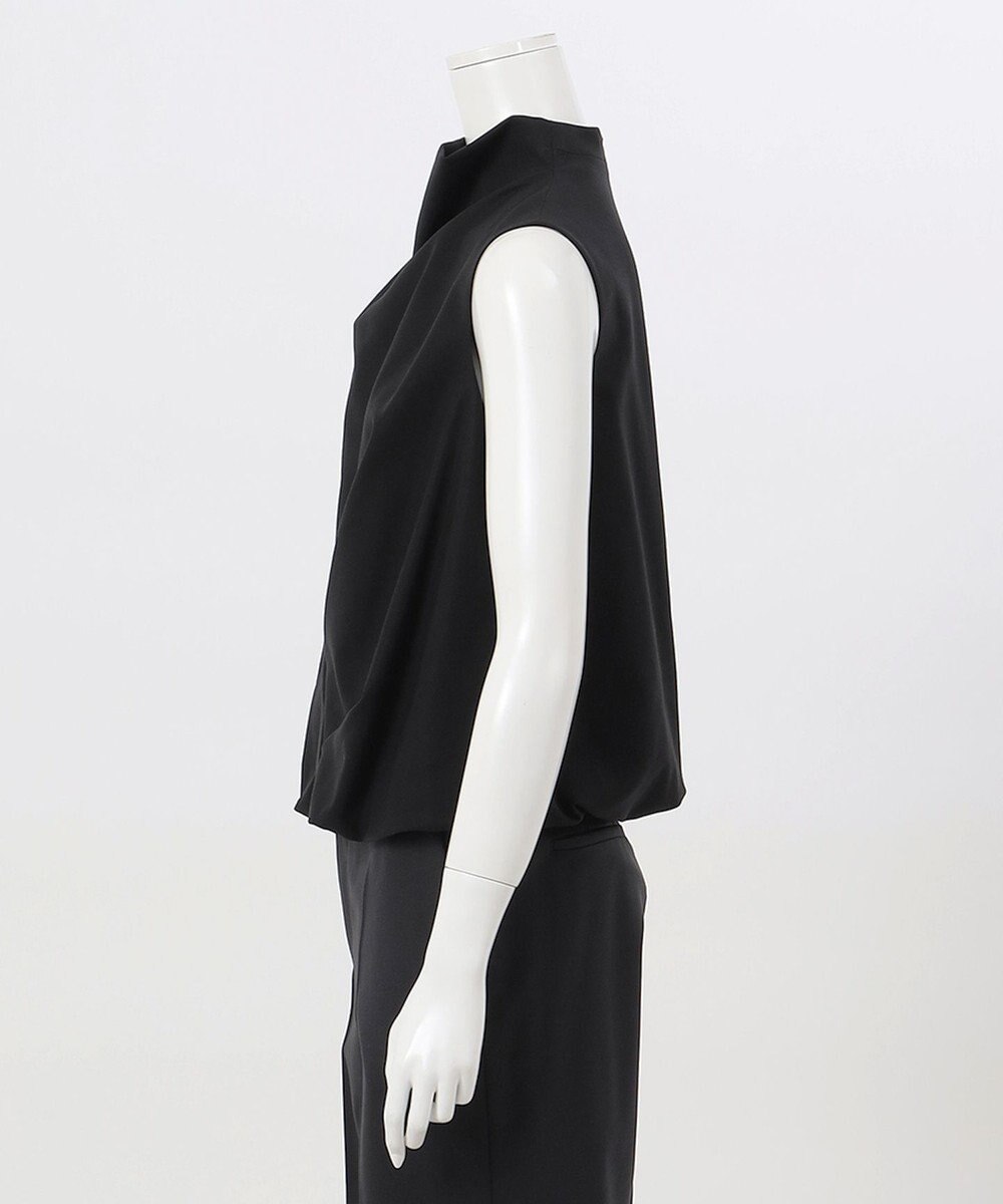 23区 L 【エステータ】コットンダブルクロス ノースリーブブラウス 