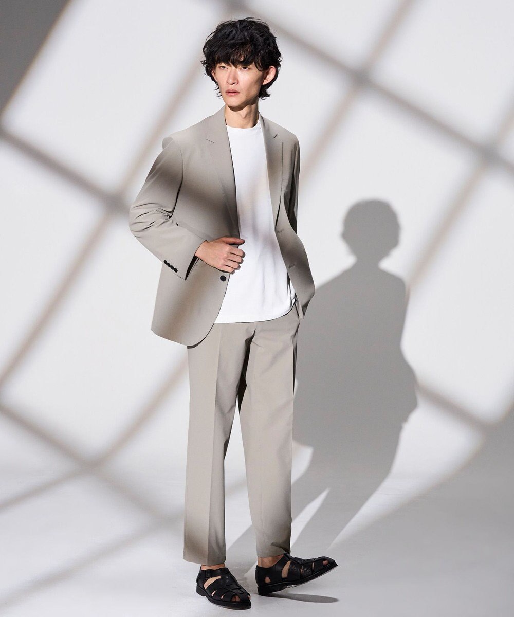 JOSEPH HOMME 【WEB限定】【新素材 / 新型】エンジニアドテック　リラックスフォルム クルーネック7分袖Ｔシャツ 