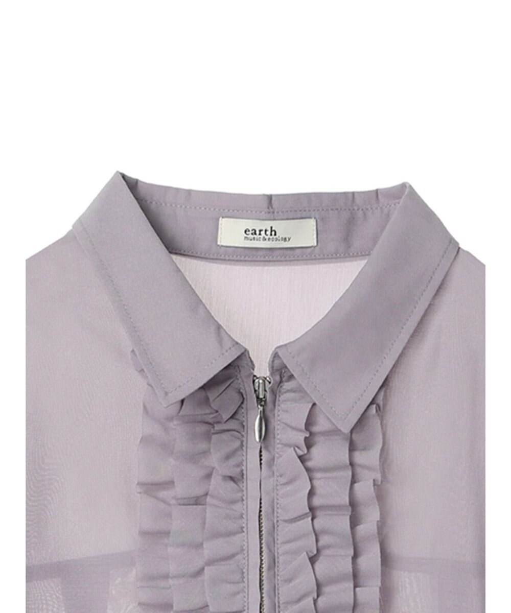 earth music&ecology フリルシャツ 