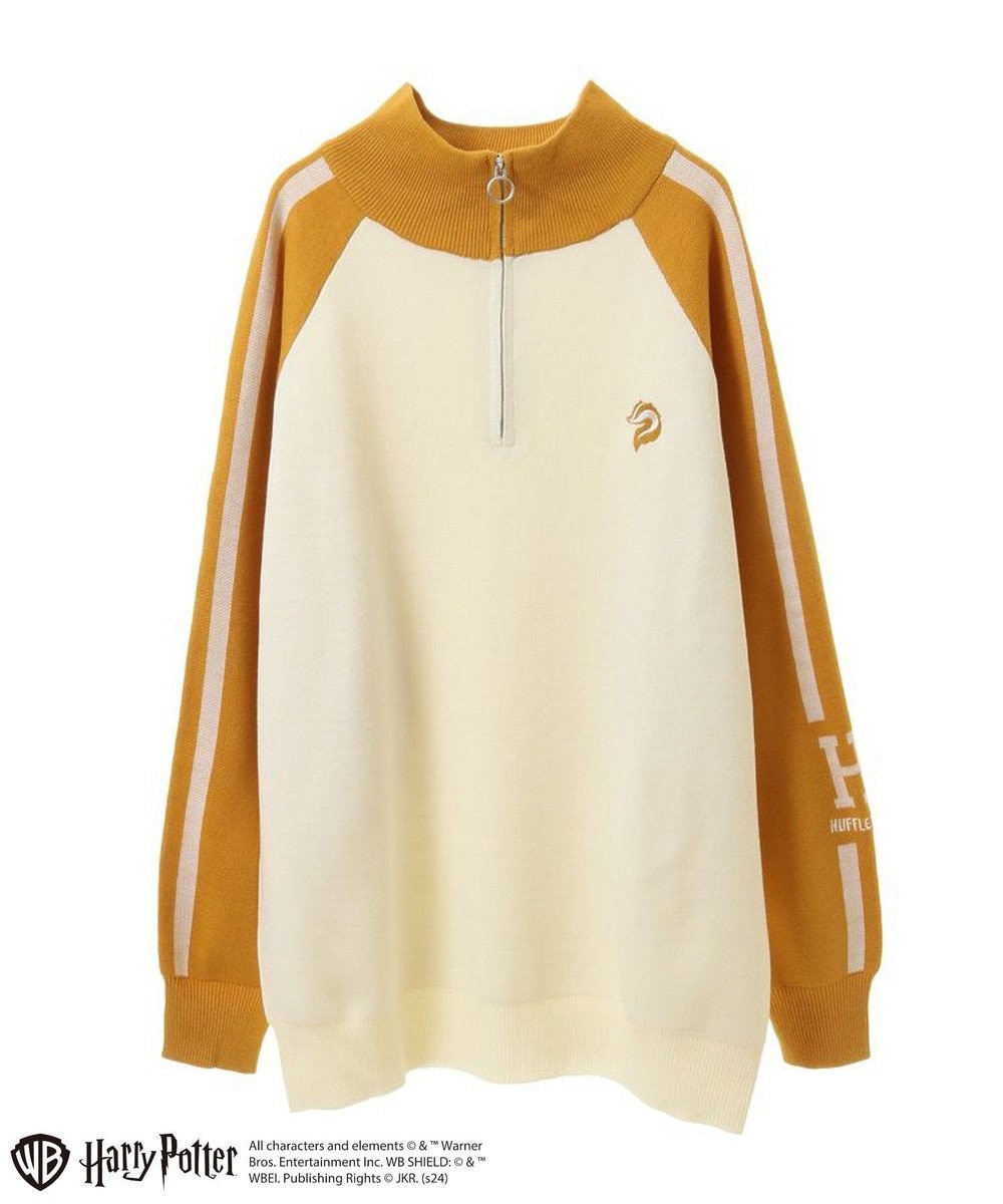 Green Parks ハリー・ポッター／ライン入りハーフジップニット 