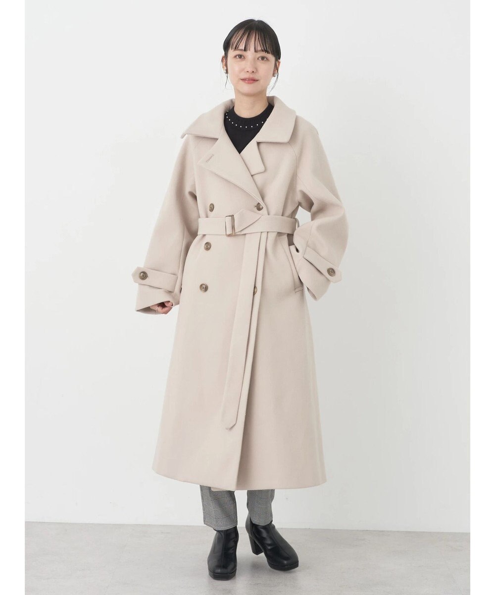 earth music&ecology ２ｗａｙカラーロングコート 