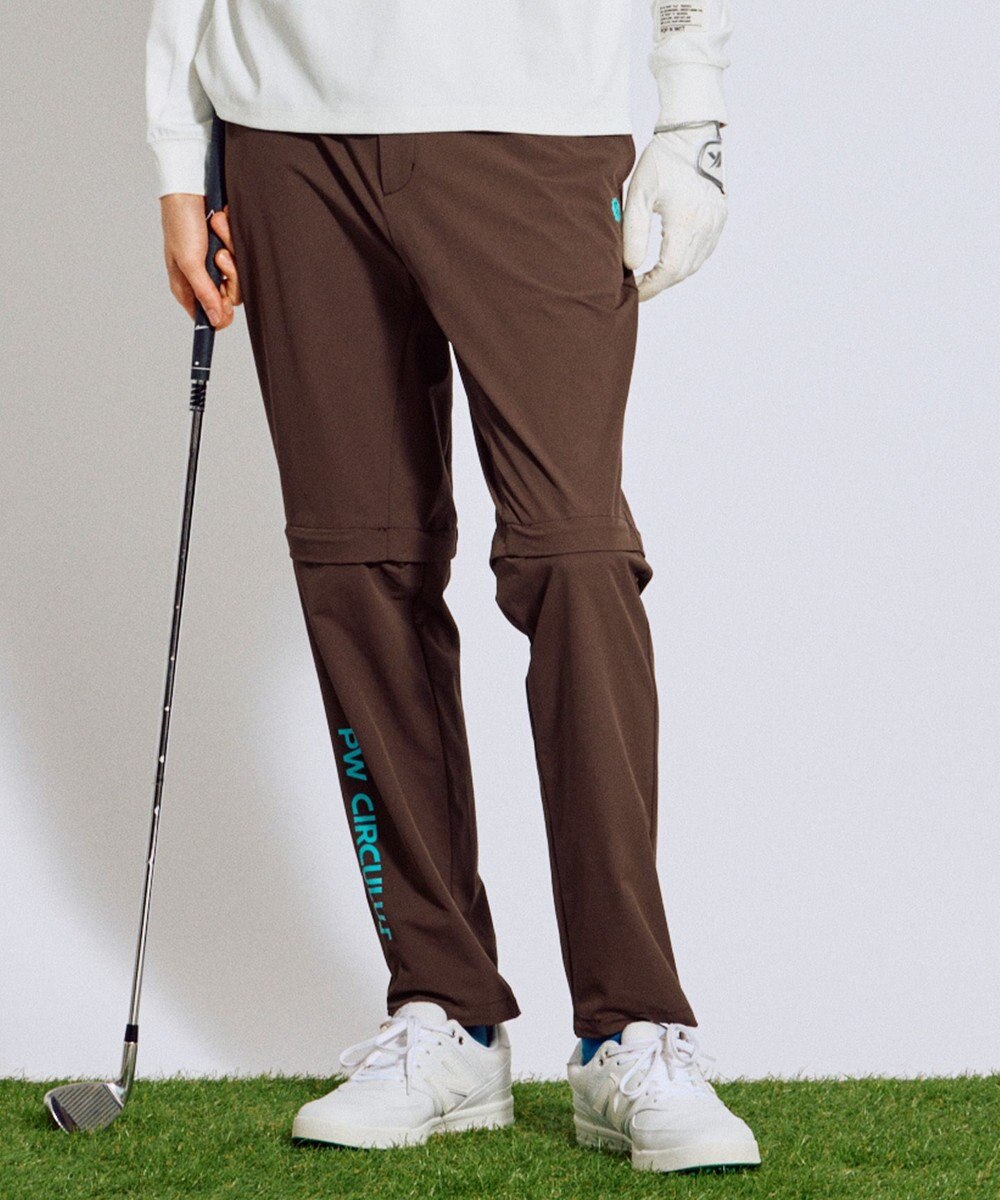 PW CIRCULUS 【ストレッチ素材】【MEN】2WAY デタッチャブルパンツ ゴルフ 