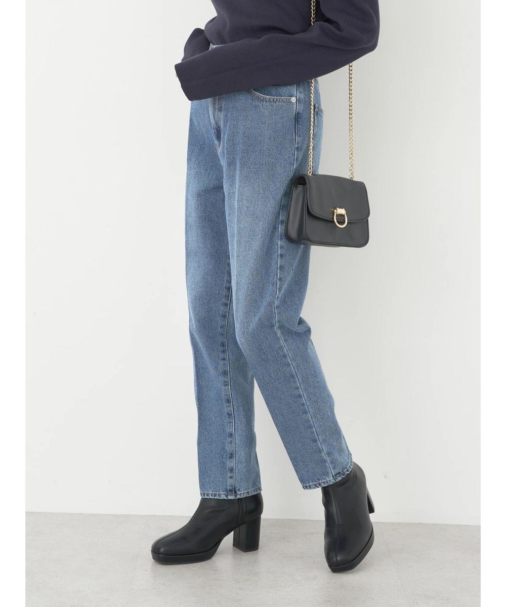 earth music&ecology センタープレスデニムパンツ 