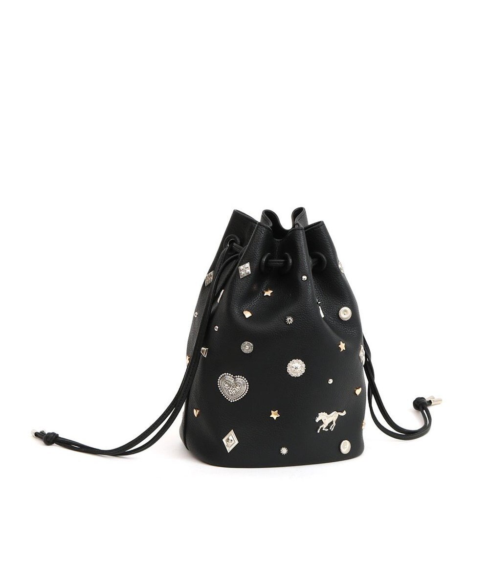 UNBILLION カカトゥ kakatoo / WEB限定ビジューミックスチャーム ドロストバッグ 