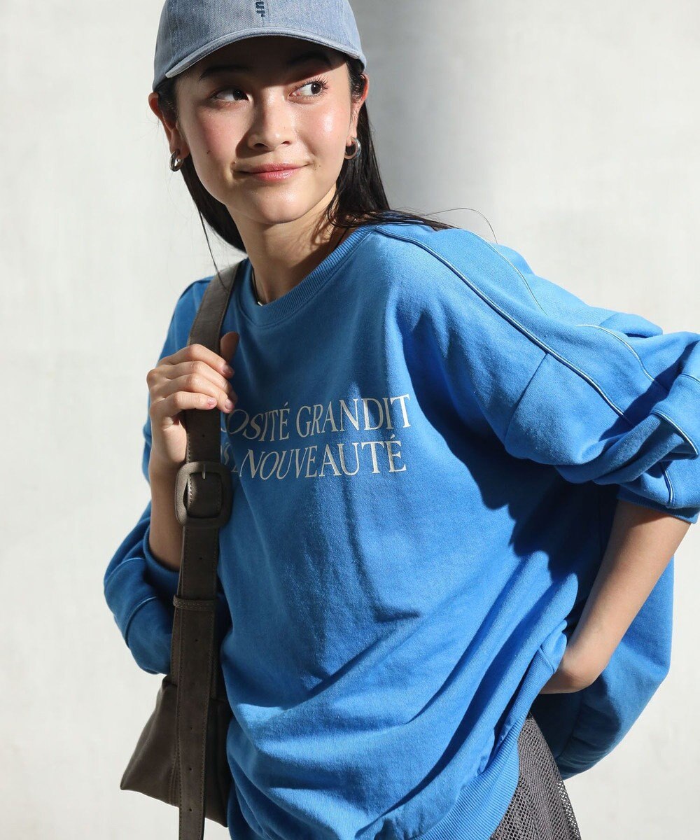 Green Parks 袖パイピングロゴチュニック 