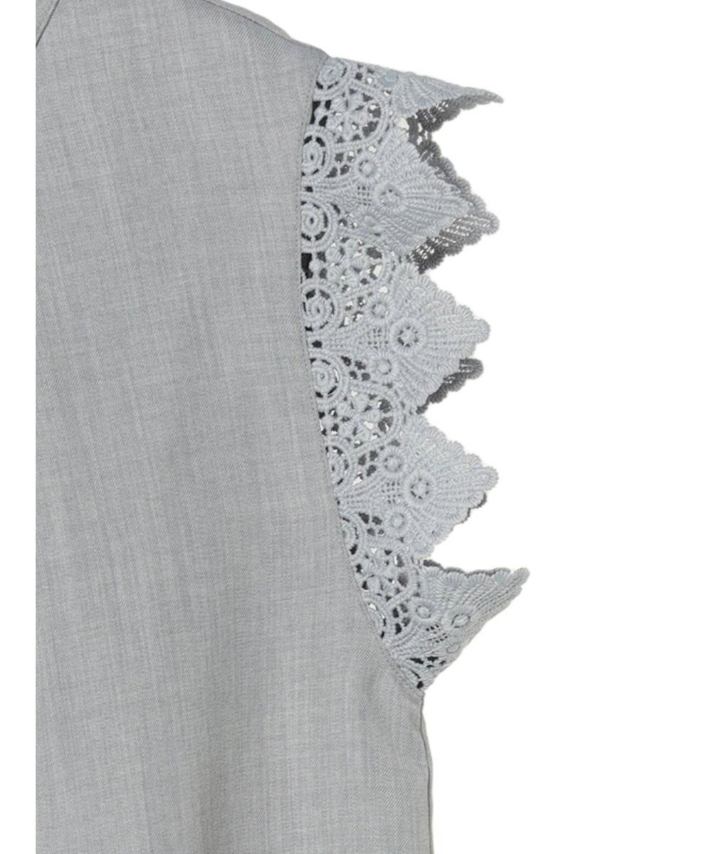 Green Parks ・ＥＬＥＮＣＡＲＥ　ＤＵＥ　リネンライクレースブラウス 