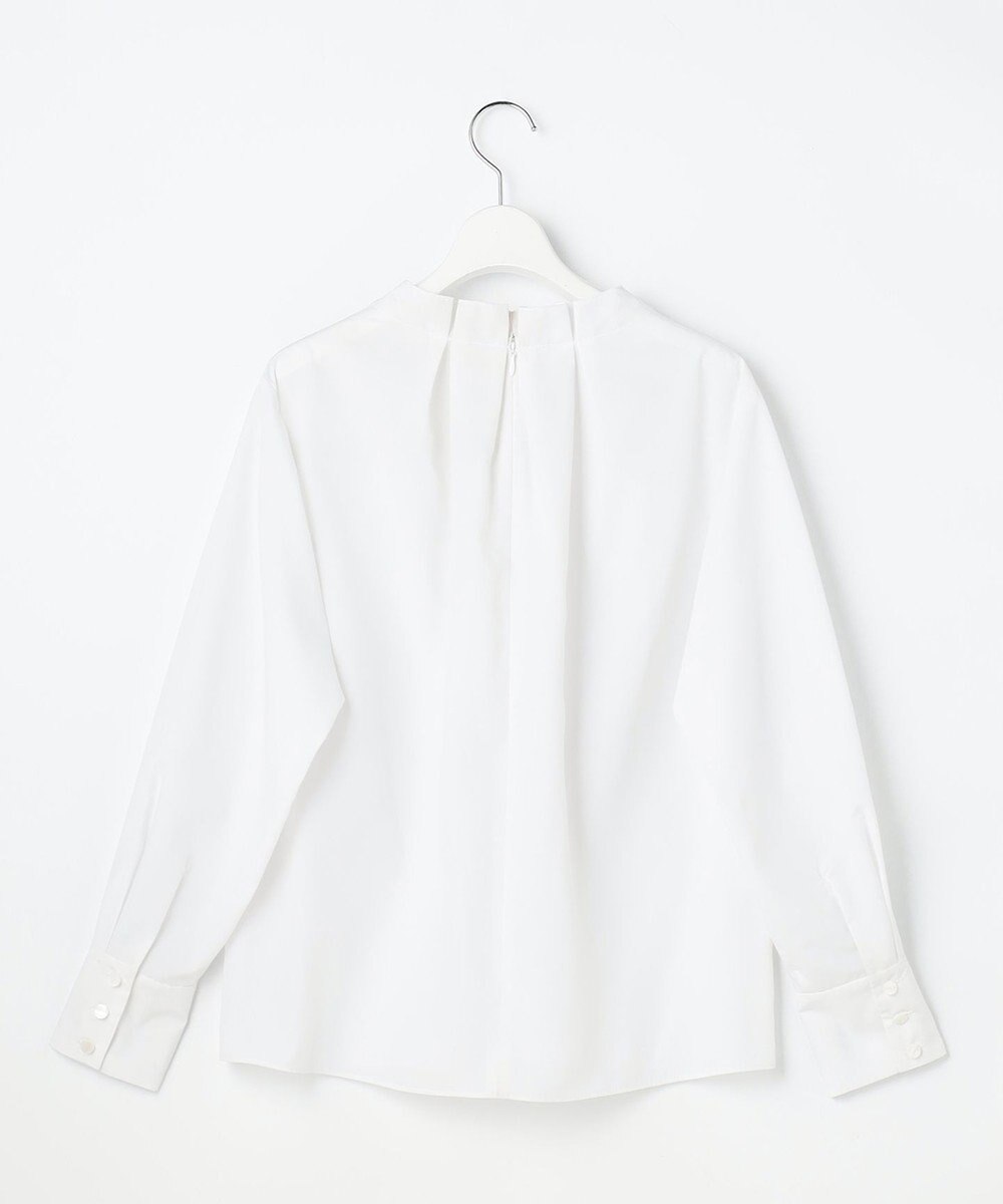 自由区 L 【カタログ掲載】ナチュラルタッチスタンドカラー ブラウス 