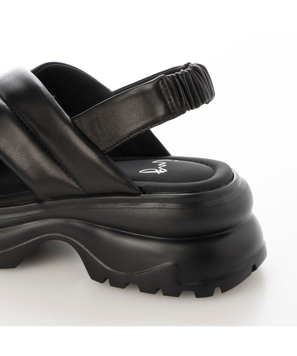 ing <ing>厚底クロスベルトスポーツサンダル 