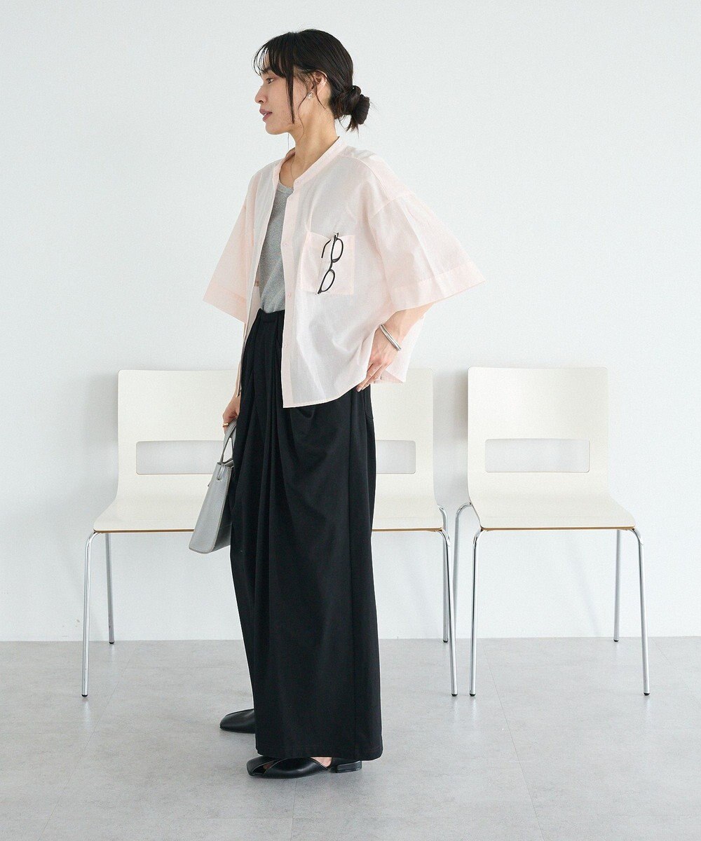 CRAFT STANDARD BOUTIQUE フロントタックドレープワイドパンツ 