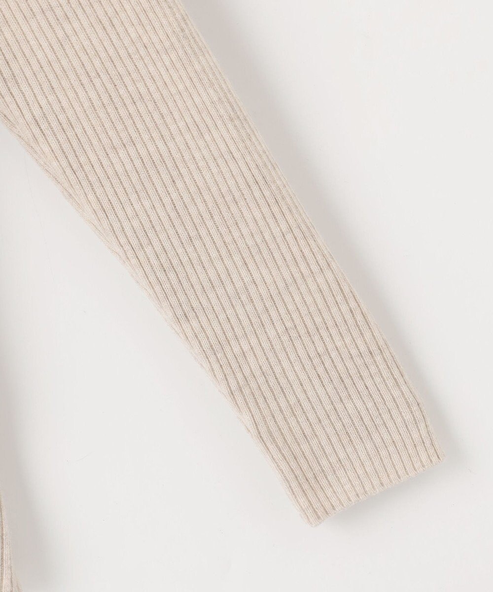 J.PRESS LADIES L 【洗える】SOFT TOUCH WOOL リブ切り替え ニット 