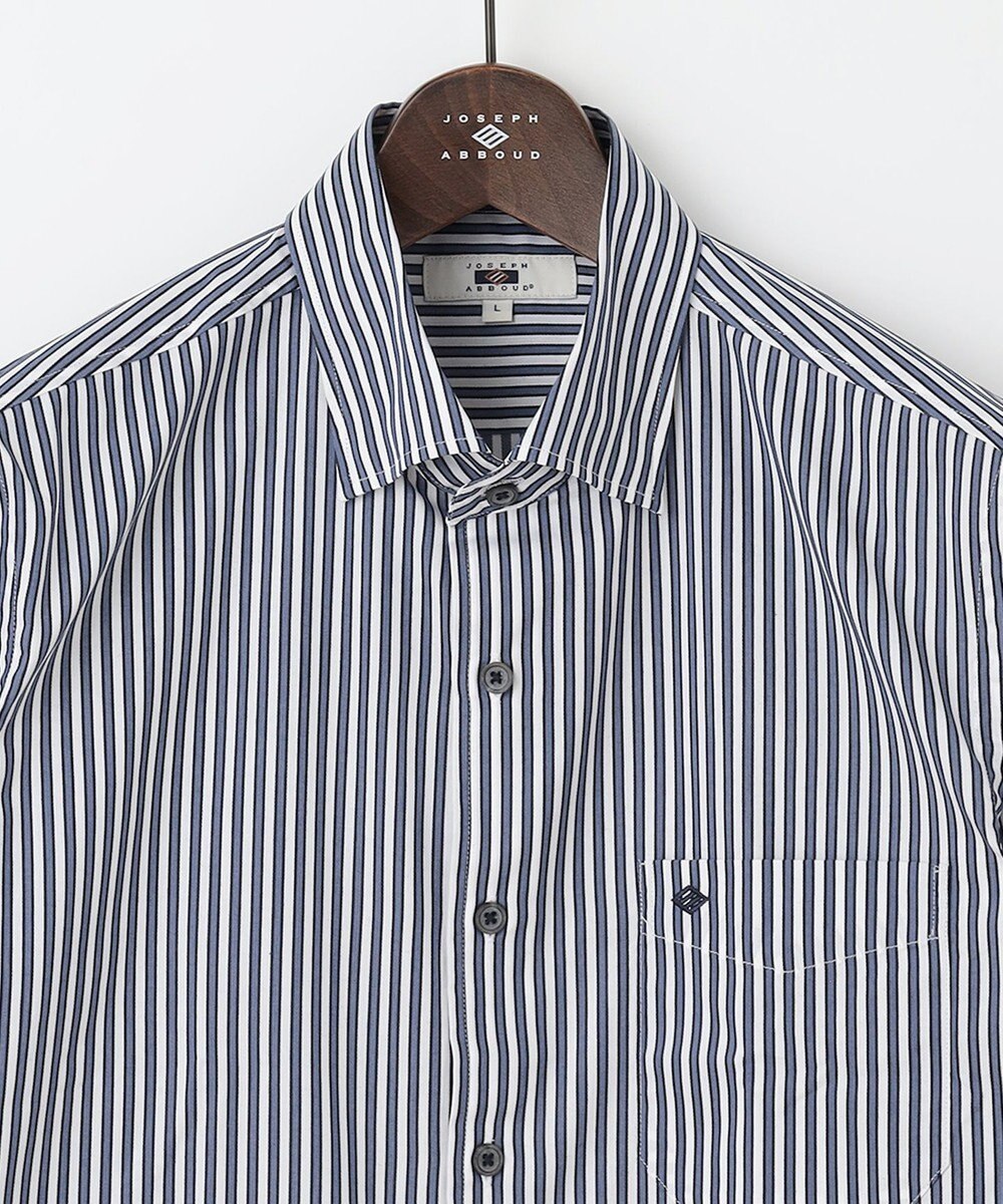 JOSEPH ABBOUD スト レッチストライプシャツ 