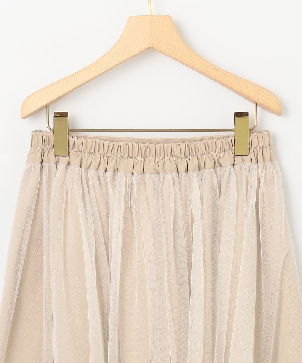 組曲 L 【WEB限定・2SET】シャイニーラメニット×チュールスカート 